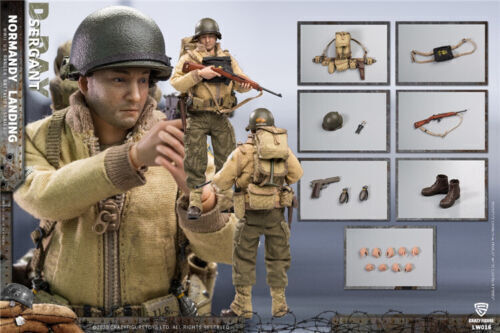 Crazy Figure 1/12 WWII U.S. Rangers On D-Day Sergant LW016 Soldier Figure Gift