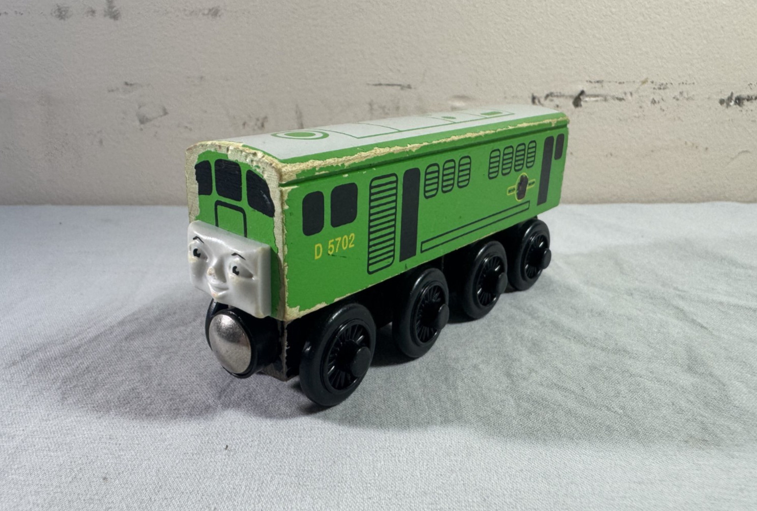 1999 Thomas Wooden Railway Boco The Diesel Learning Curve Train