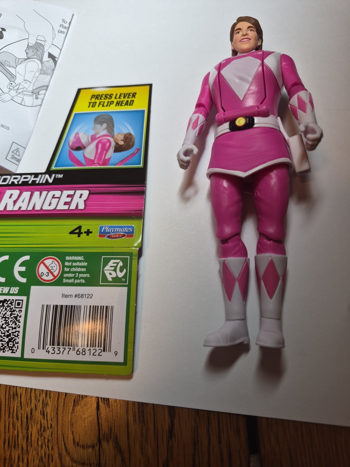 Interactive Auto-Morphin Pink Ranger Toy – Perfect for Pretend Play Adventures