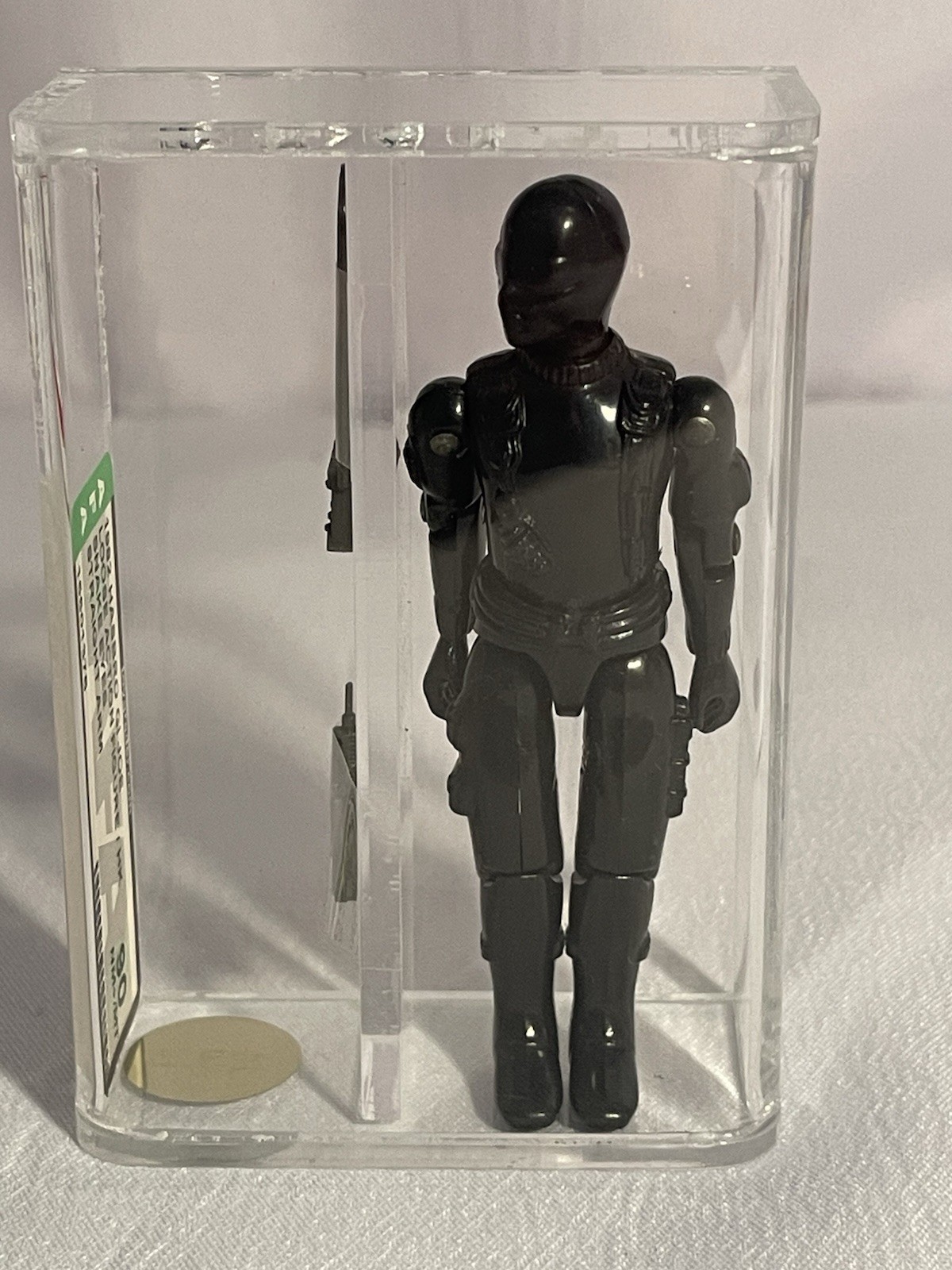 G.I. Joe 1982 Snake Eyes Action Figure AFA 90 Straight Arms Pop 15 None Higher