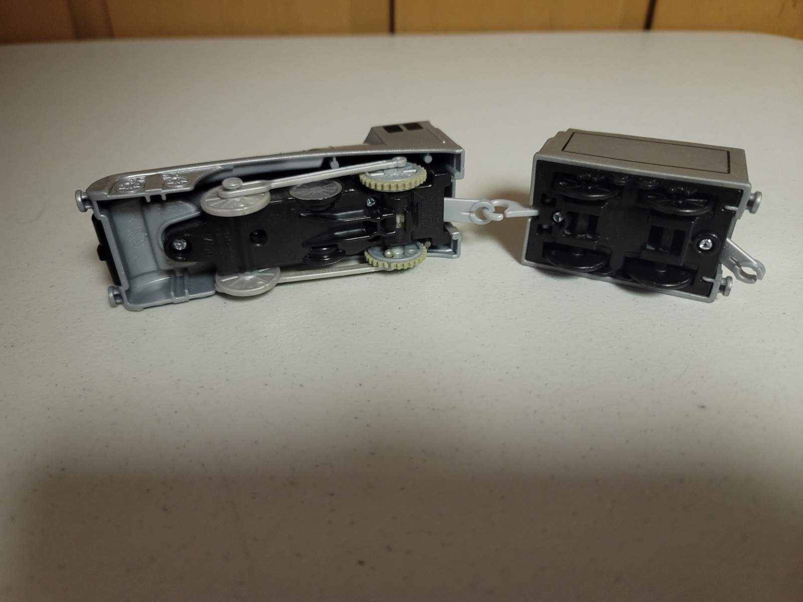 Thomas Trackmaster Silver Spencer Train & Tender Works Great Batteries Included