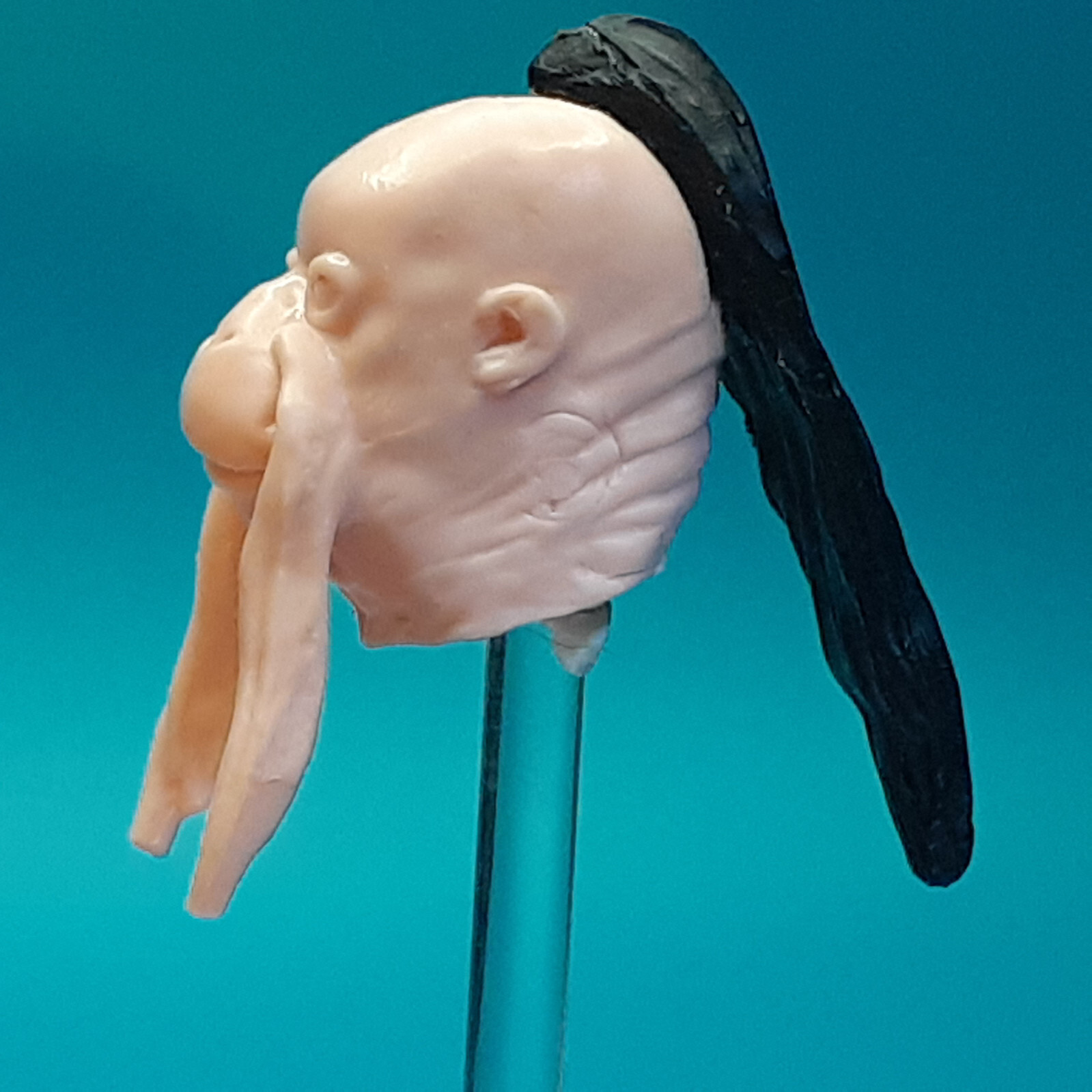 Star Wars Mosep Bindeed Cantina Alien Custom Head Cast TVC 3-3/4&Prime; 1:18 Scale
