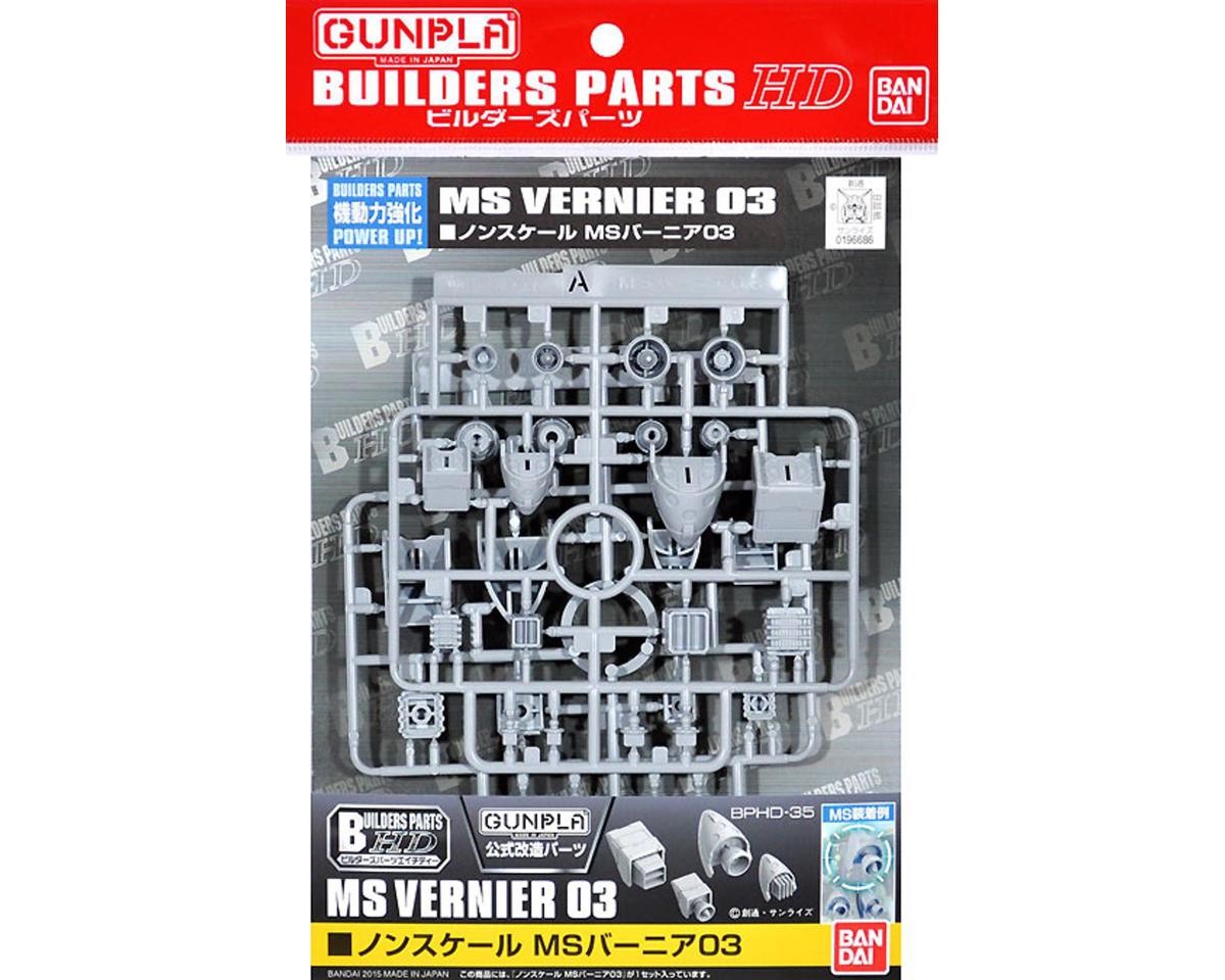 Bandai 1/100 Builders Parts HD MS Vernier #01 « Gundam » Plastic Model Kit