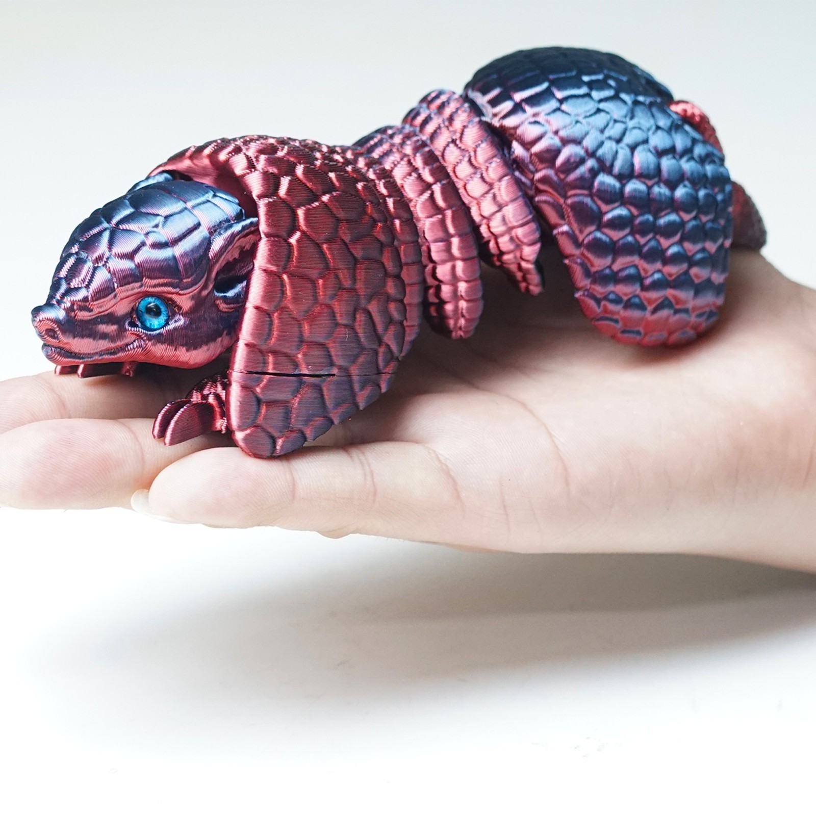 3D Printed Armadillo Model,Articulated Animals Figure,Fidget Toys Home Decor