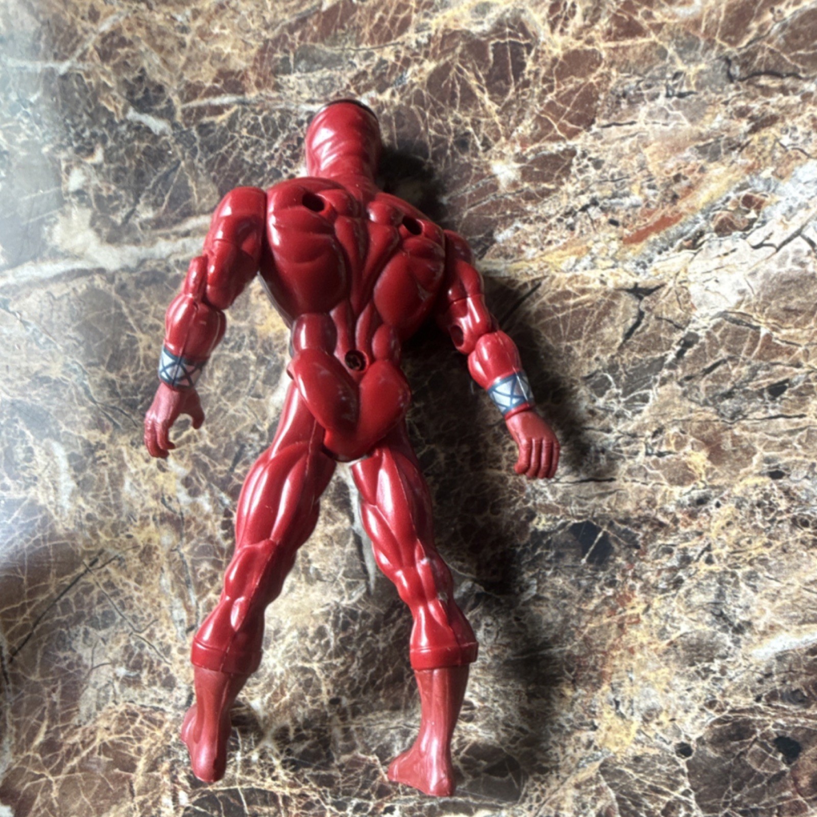 SUNCO 2001 Red Silver Plastic Action Figure 2000-2009 Collectible Toy