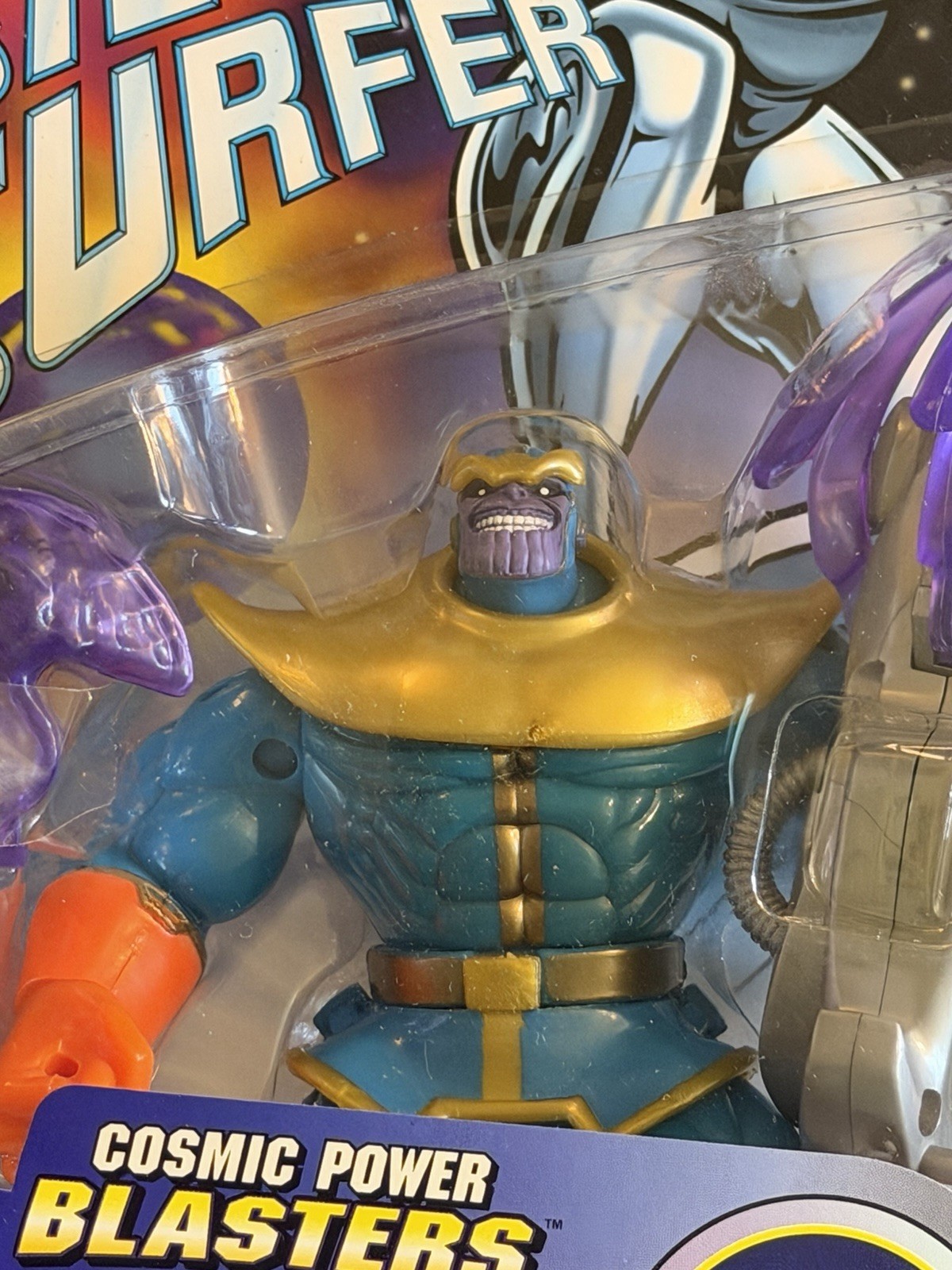 1997 ToyBiz Silver Surfer Cosmic Power Blasters Set Complete Thanos Raze Drax