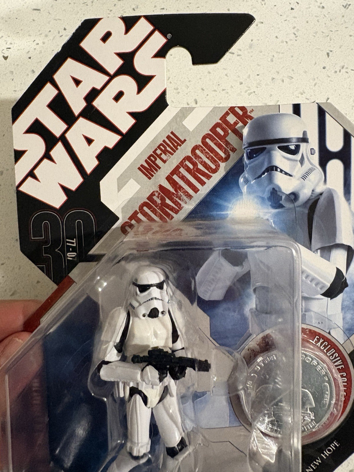 2007 Star Wars Imperial Stormtrooper 30th Anv Action Figure New in Package