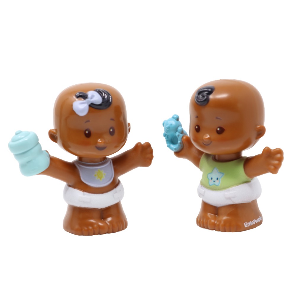 Replacement Baby Boy and Girl Figures for Little People Babies Dollhouse Twins
