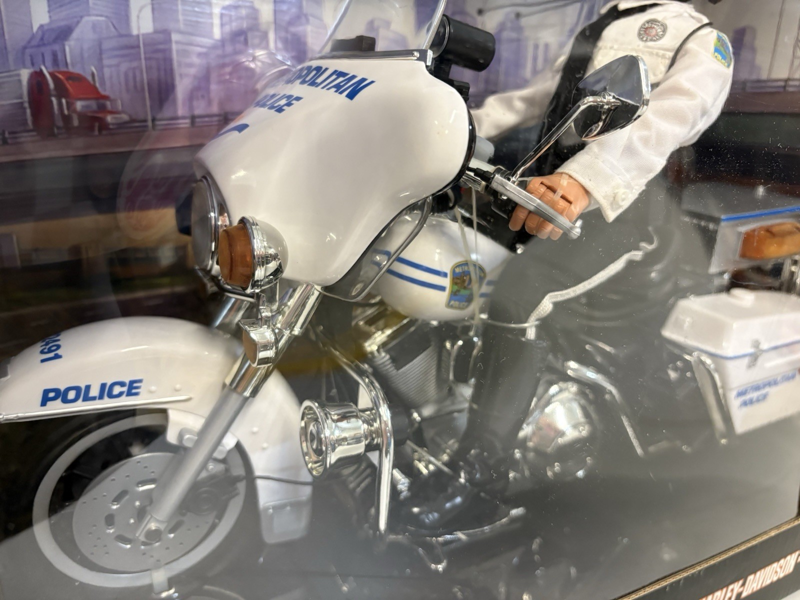 2001 HASBRO 12&Prime; GI JOE ELECTRA GLIDE #3 IN THE HARLEY-DAVIDSON SERIES NEW IN BOX