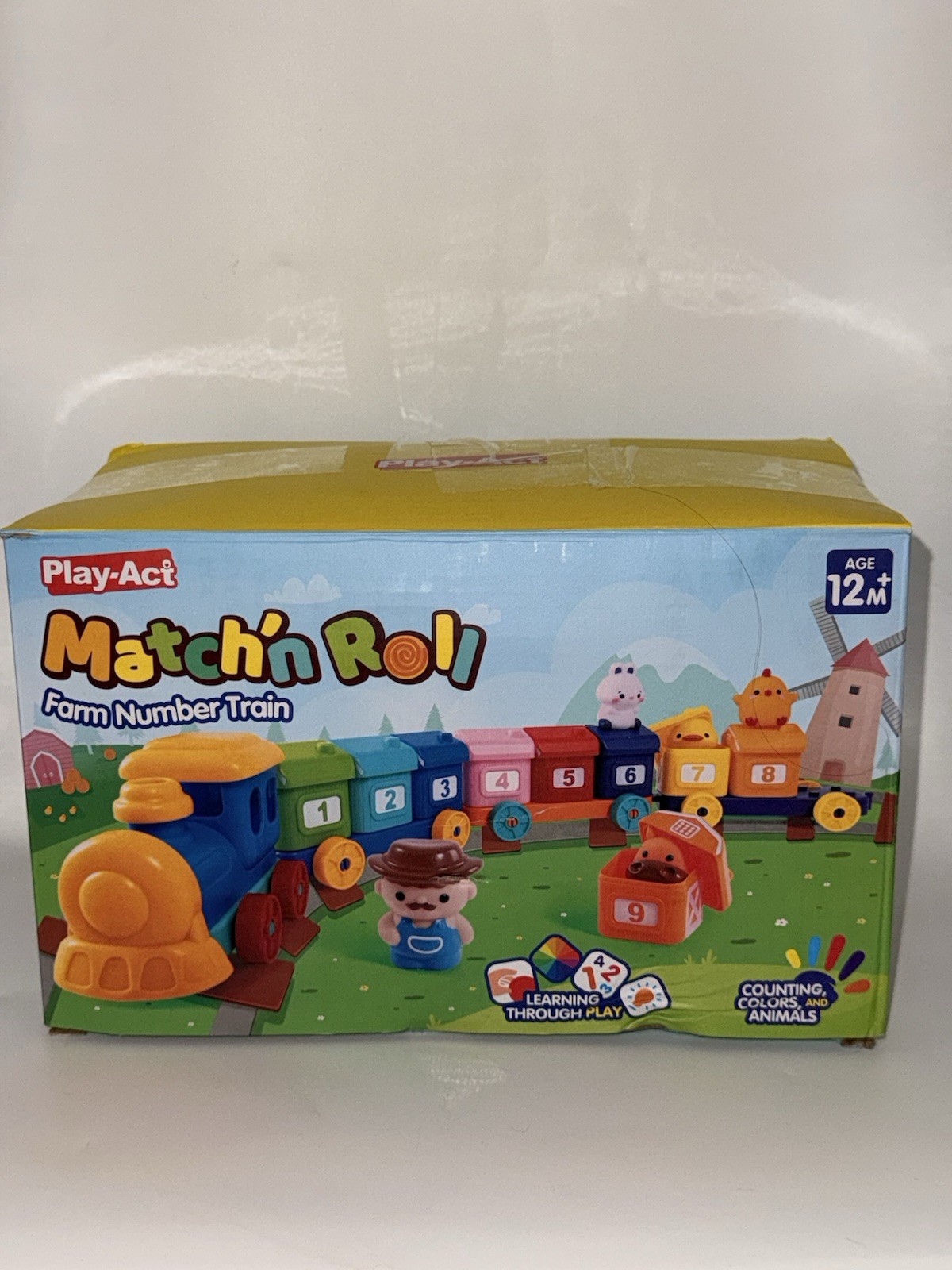 Learning Toy for Toddlers 1 2 3 Years Old Counting Matching Sorting Open Box