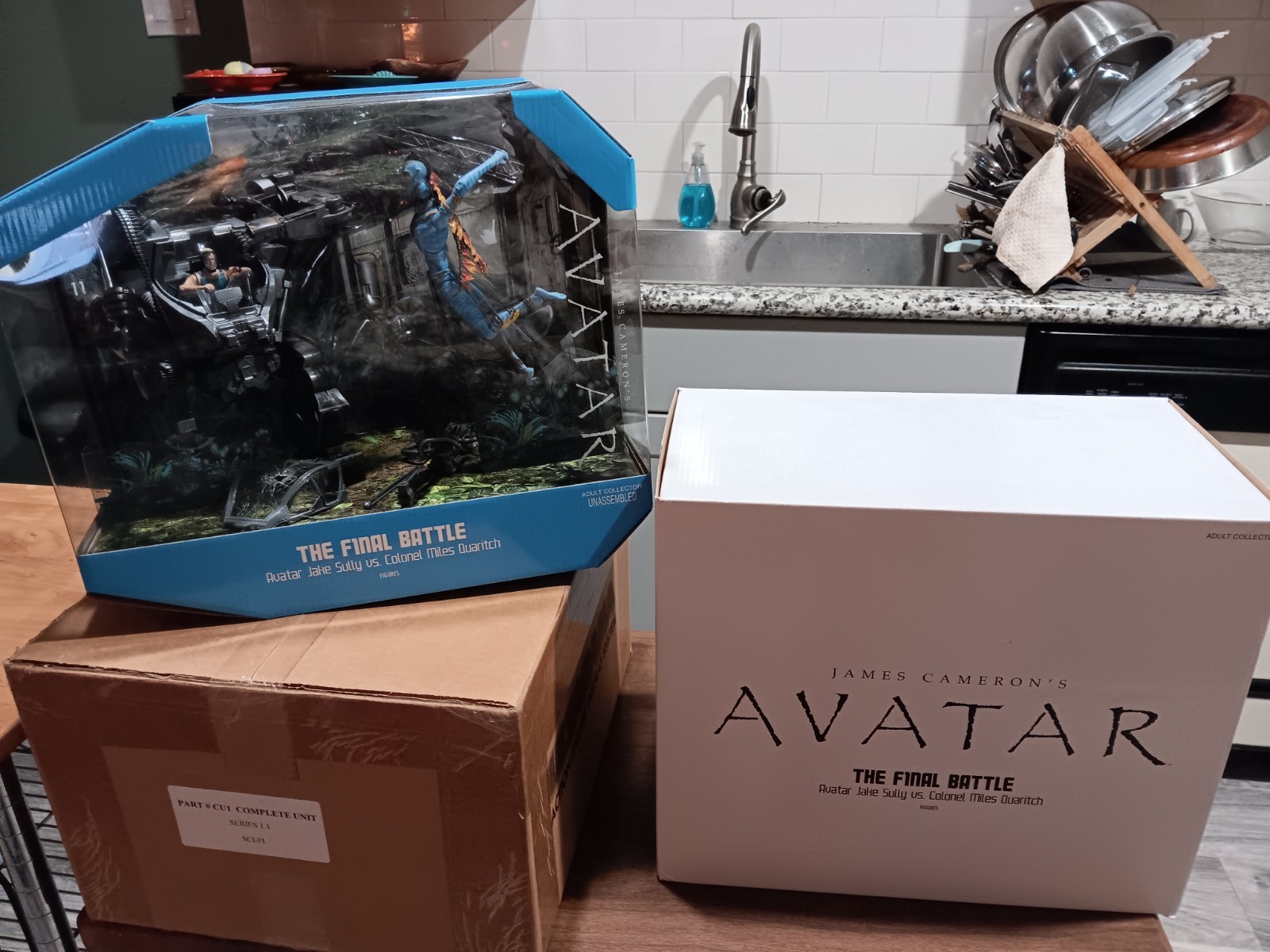 Mattel Avatar Final Battle Figure Set Jake Sully vs Colonel Quaritch Boxed 2010