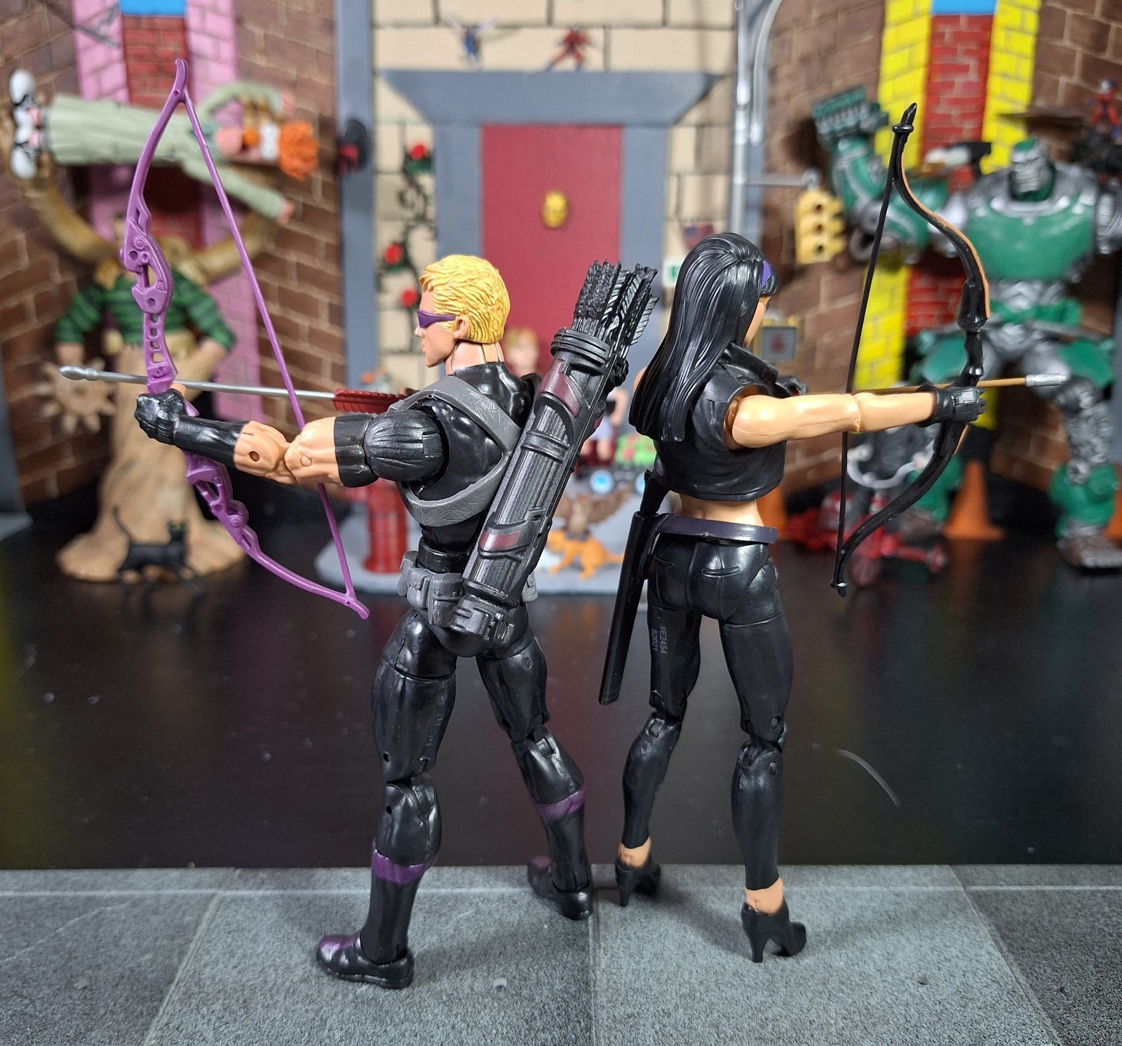 Marvel Legends Custom Kate Bishop Hawkeye Lot Clint Barton