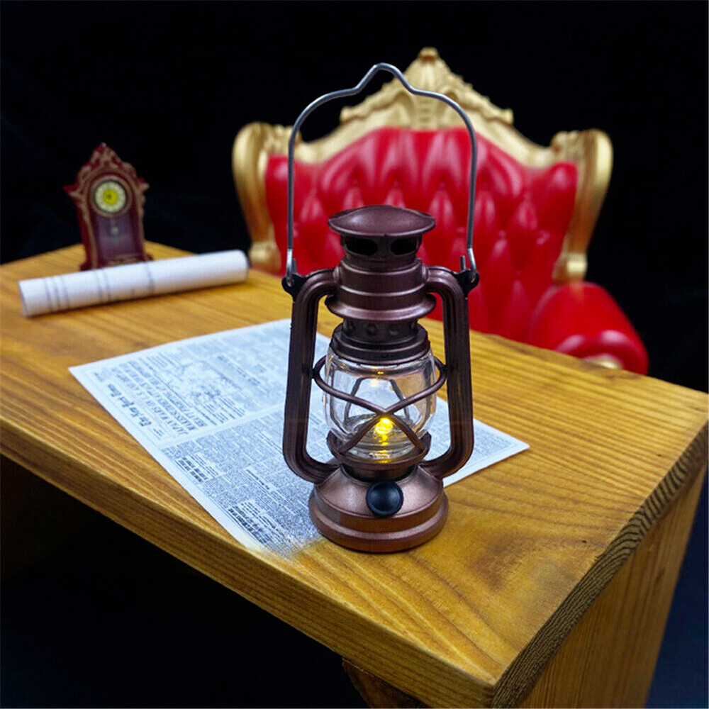 1/6 Scale Oil Lamp Model Scene Props for 12&Prime; Action Figure Soldier Toys Plastic
