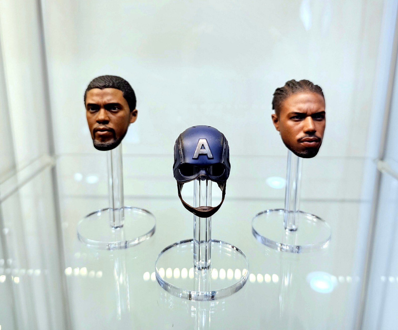 (3) Pack – 1/6th Scale Head Sculpt Stands – Round – Free US Shipping