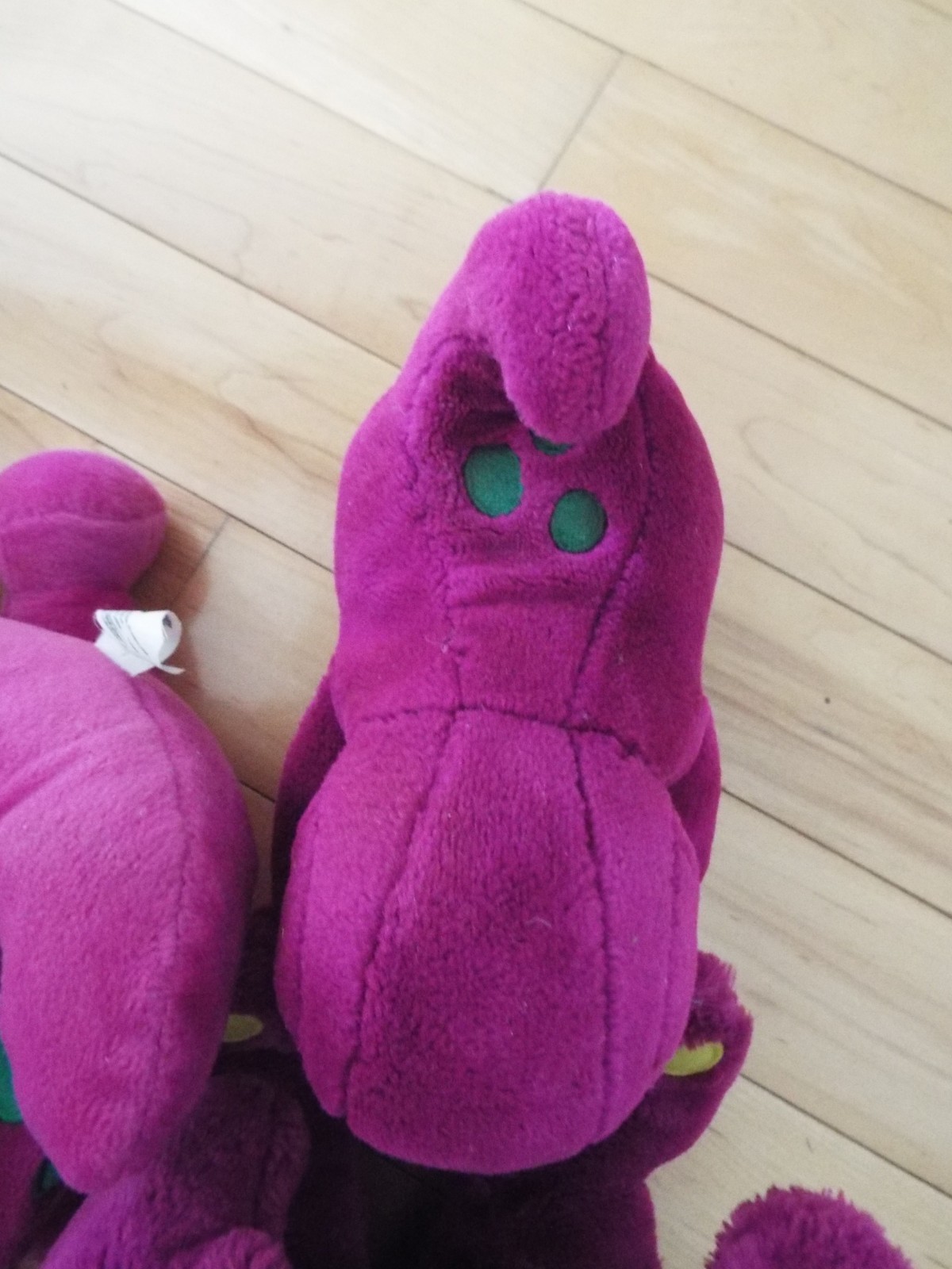 Vintage Lyons Activemate Mixed Playskool Barney Lot Of 4 & Interactive Plush