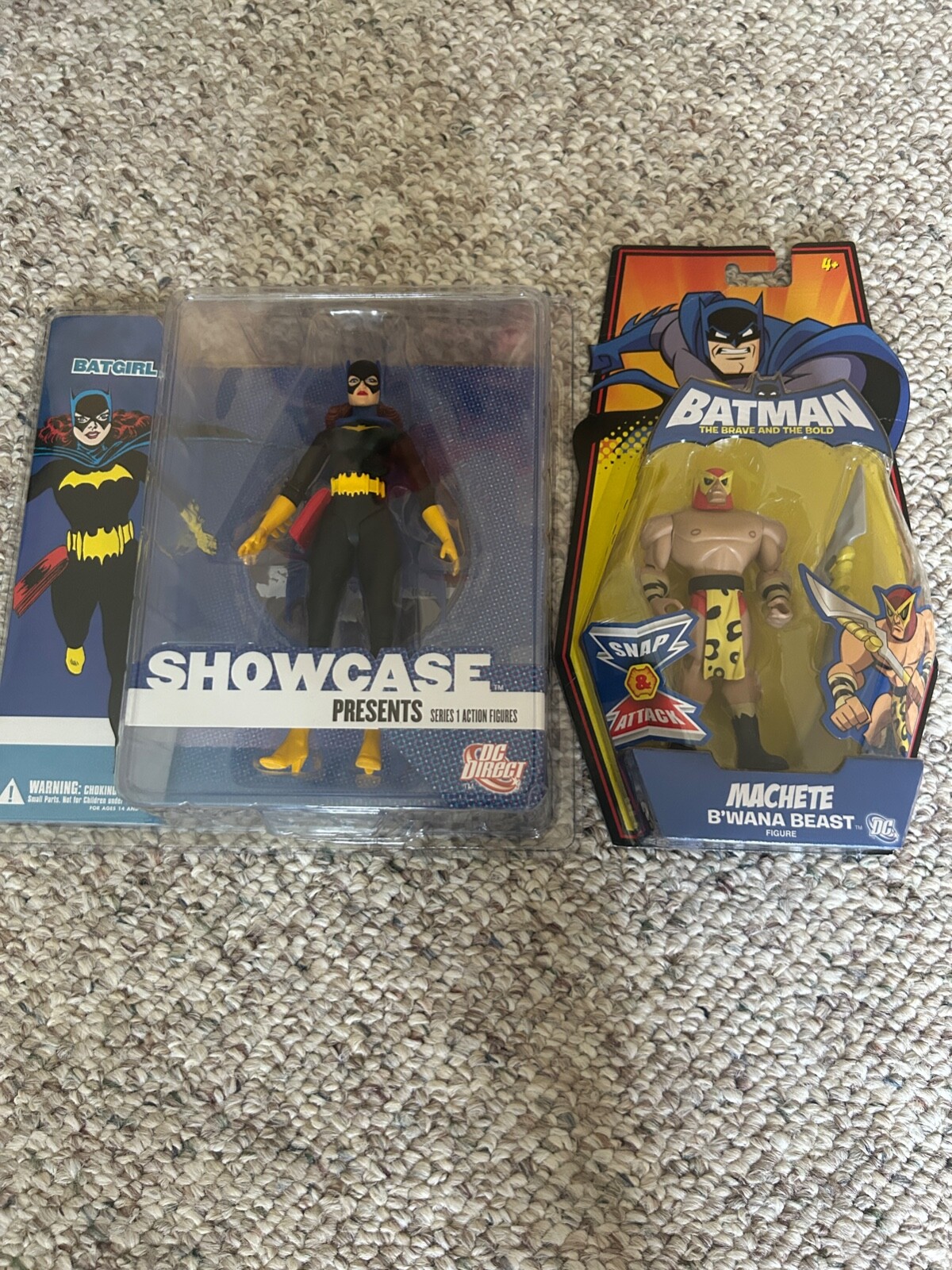 Batman The Brave And The Bold Machete B\&rsquo;Wana Beast & SHOWCASE BATGIRL