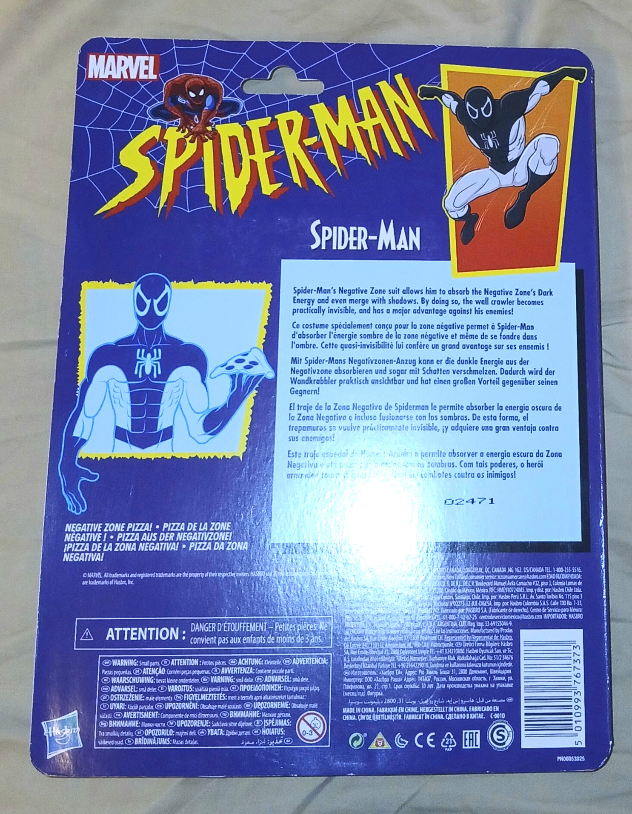 MARVEL LEGENDS RETRO SPIDER-MAN NEGATIVE ZONE 6&Prime; FIGURE HASBRO SEALED 2020