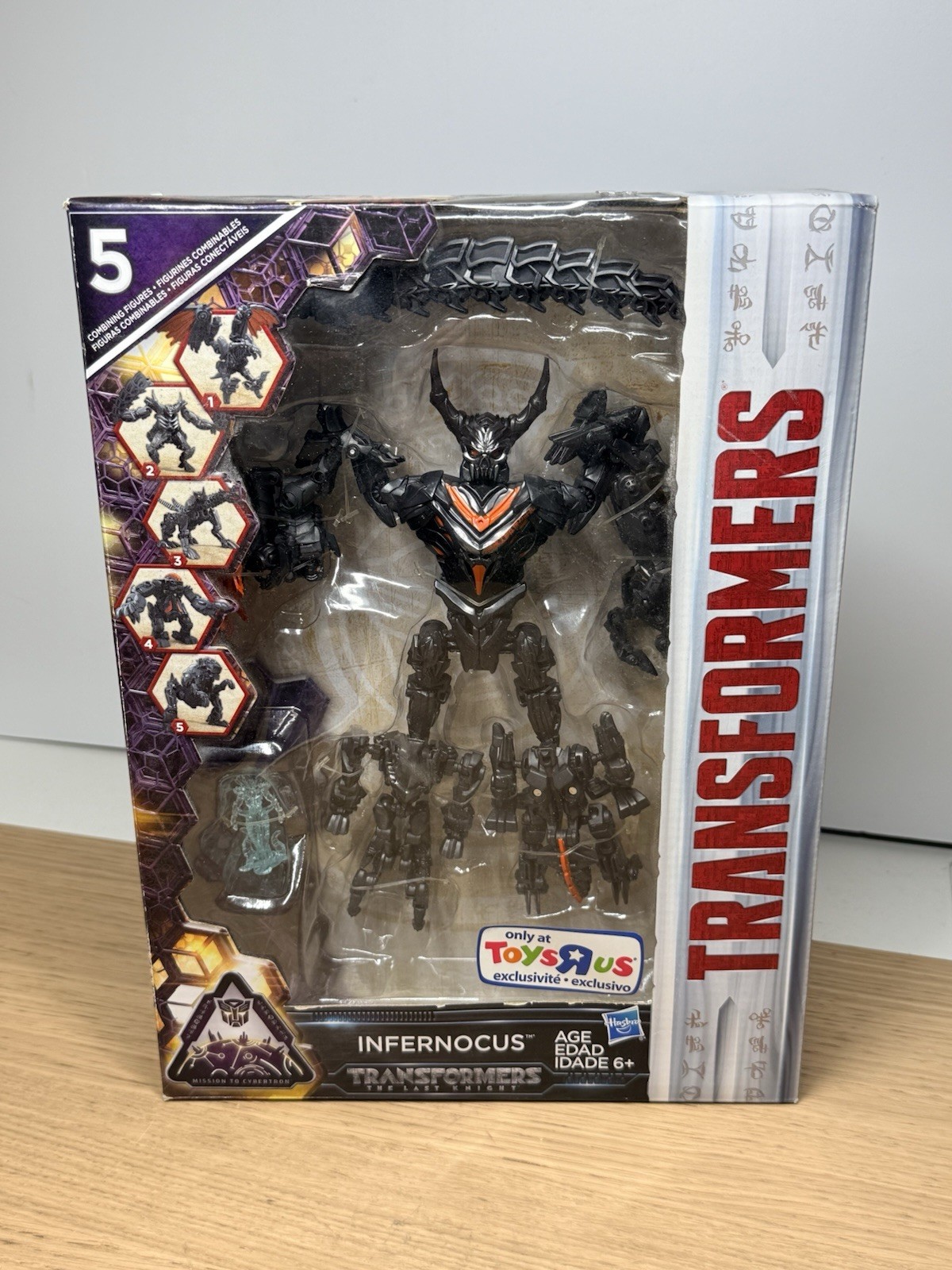 SEALED 2016 Transformers Last Knight Infernocus Toys R Us Exclusive MISP MISB NM
