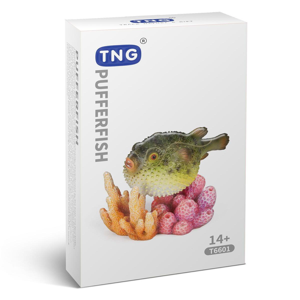 TNG Marine Animal Series Figure Pufferfish Puffers Model Adult Gift Toy