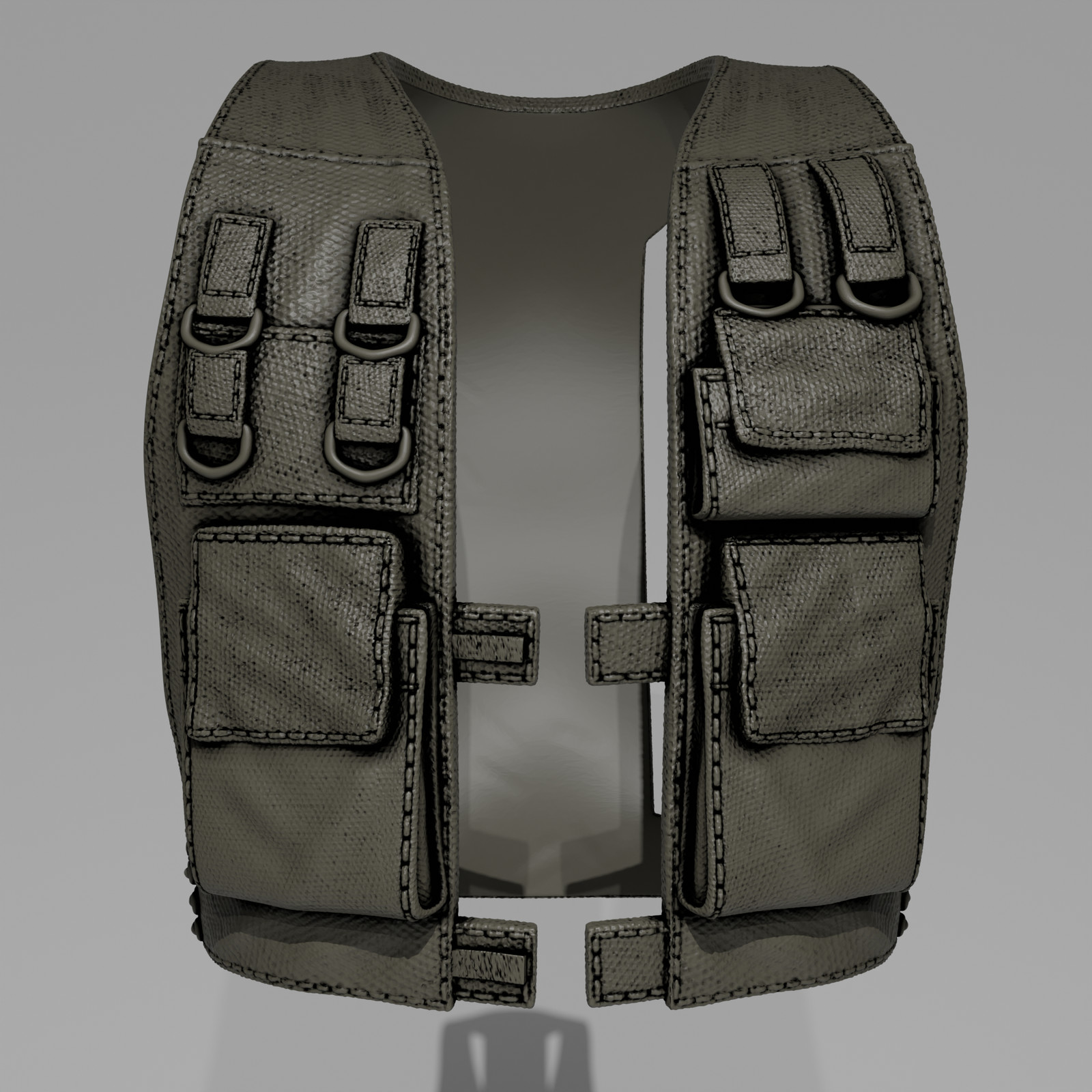 1/6 Scale Action Figure Chest Armor: Dutch (Predator)