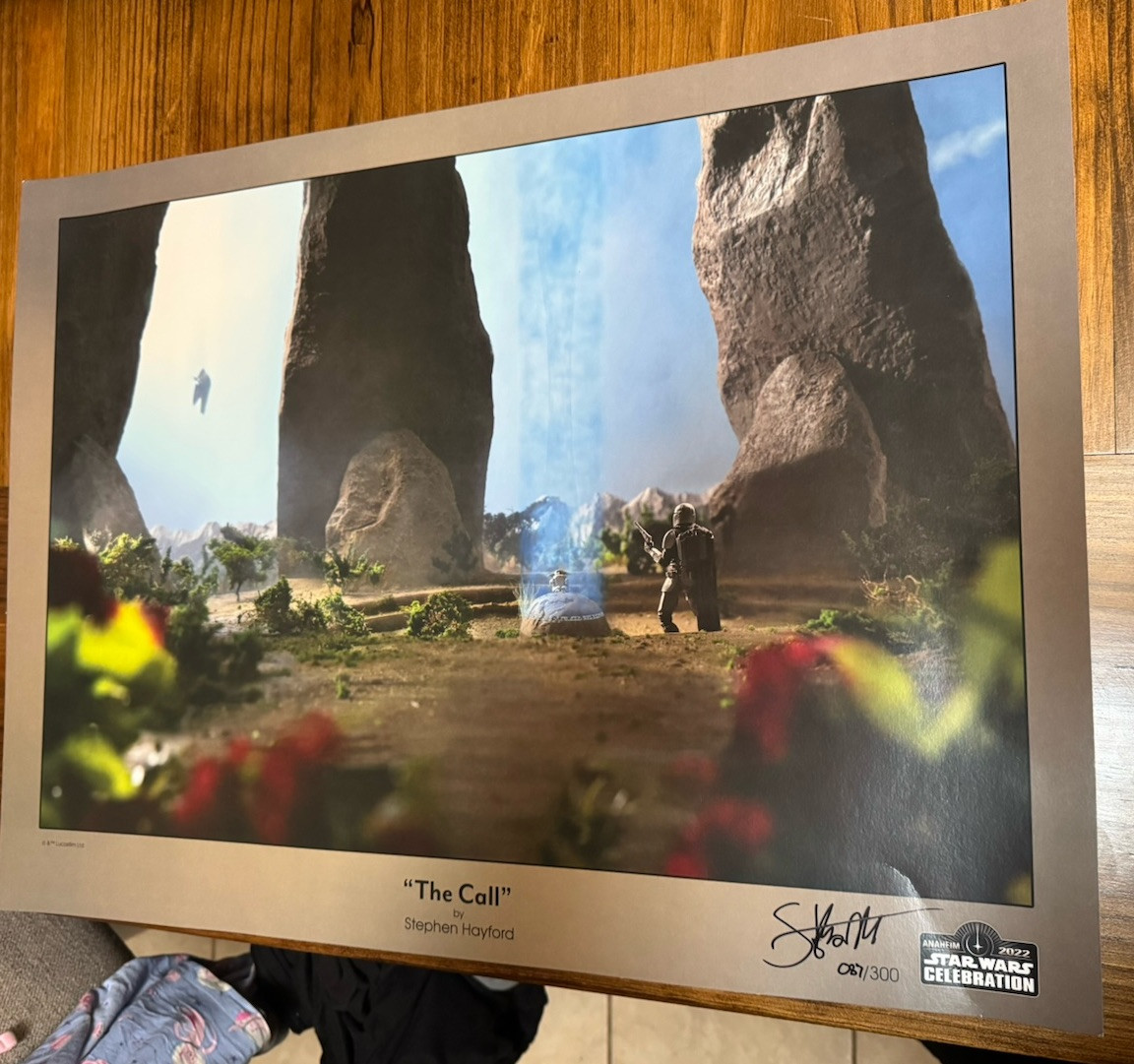 Star Wars Celebration Print By Stephen Hayford Signed 87/300 “The Call”
