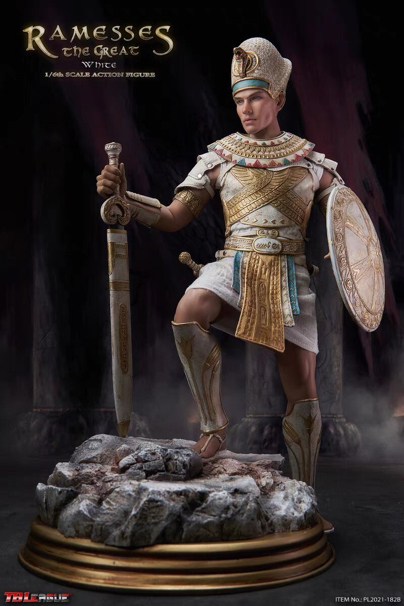 1/6 TBLeague PL2021-182B Ramesses the Great – White Armor Ver. Action Figure