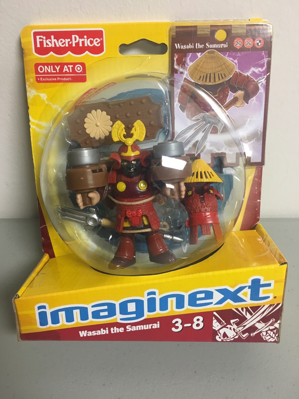 Fisher Price Imaginext Exclusive-Wasabi the Samurai – Battle Arena Warrior – NEW