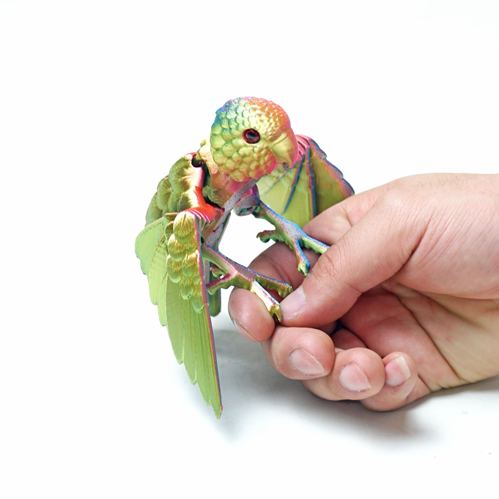 3D Printed Parrot Model,Articulated Animals figure,Fidget Toys Home Decor