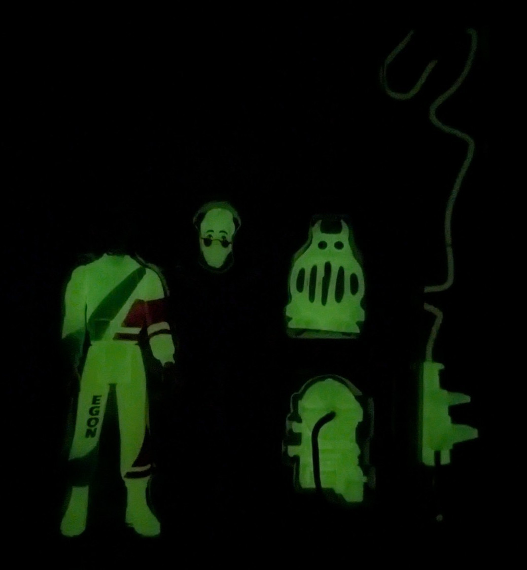Vintage Kenner The Real Ghostbusters Ecto-Glow Egon Spengler Jail Jaw Ghost MOC