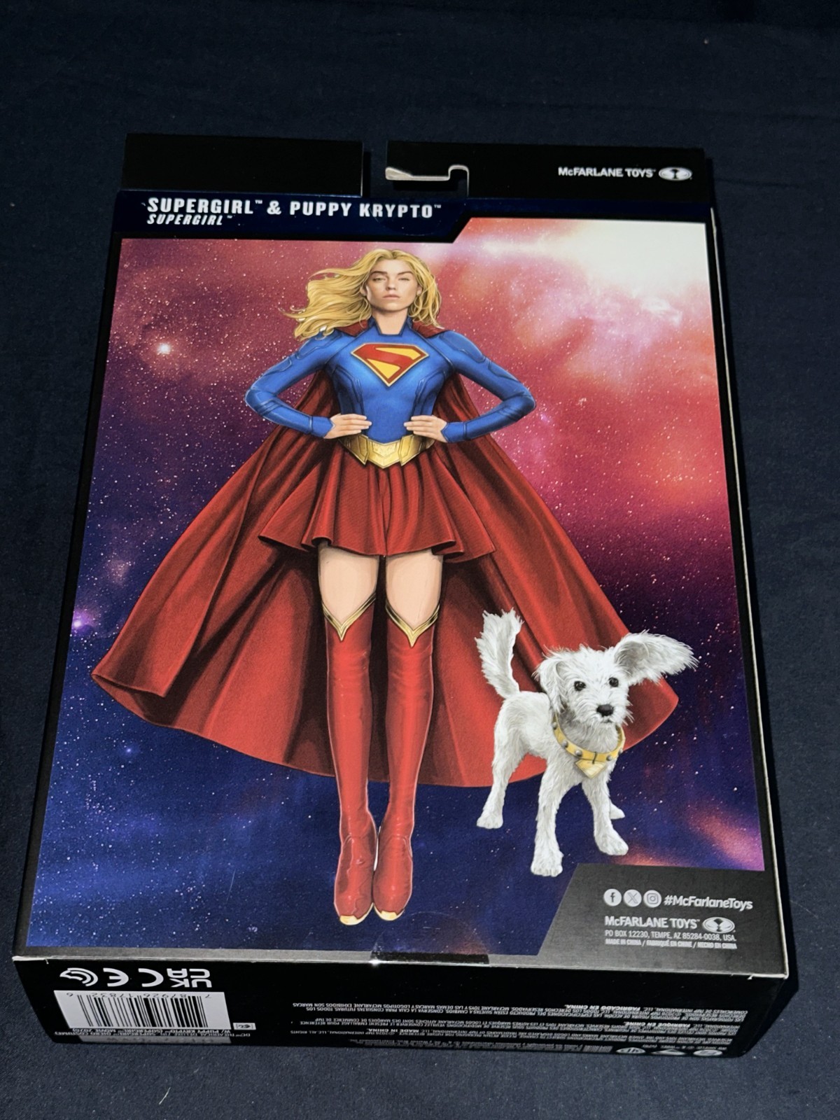 McFarlane Supergirl + Baby Krypto DC Multiverse Deluxe Theatrical Edition Figure