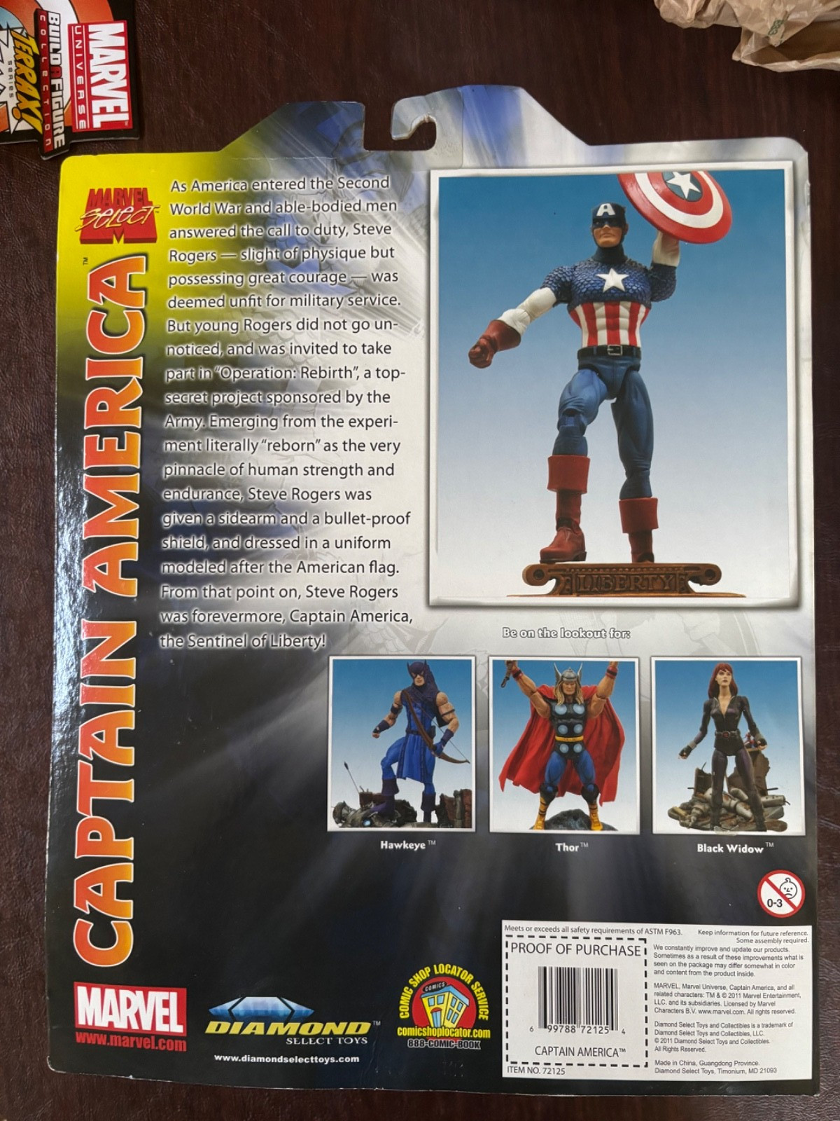 Marvel Diamond Select Captain America Steve Rogers Liberty Base