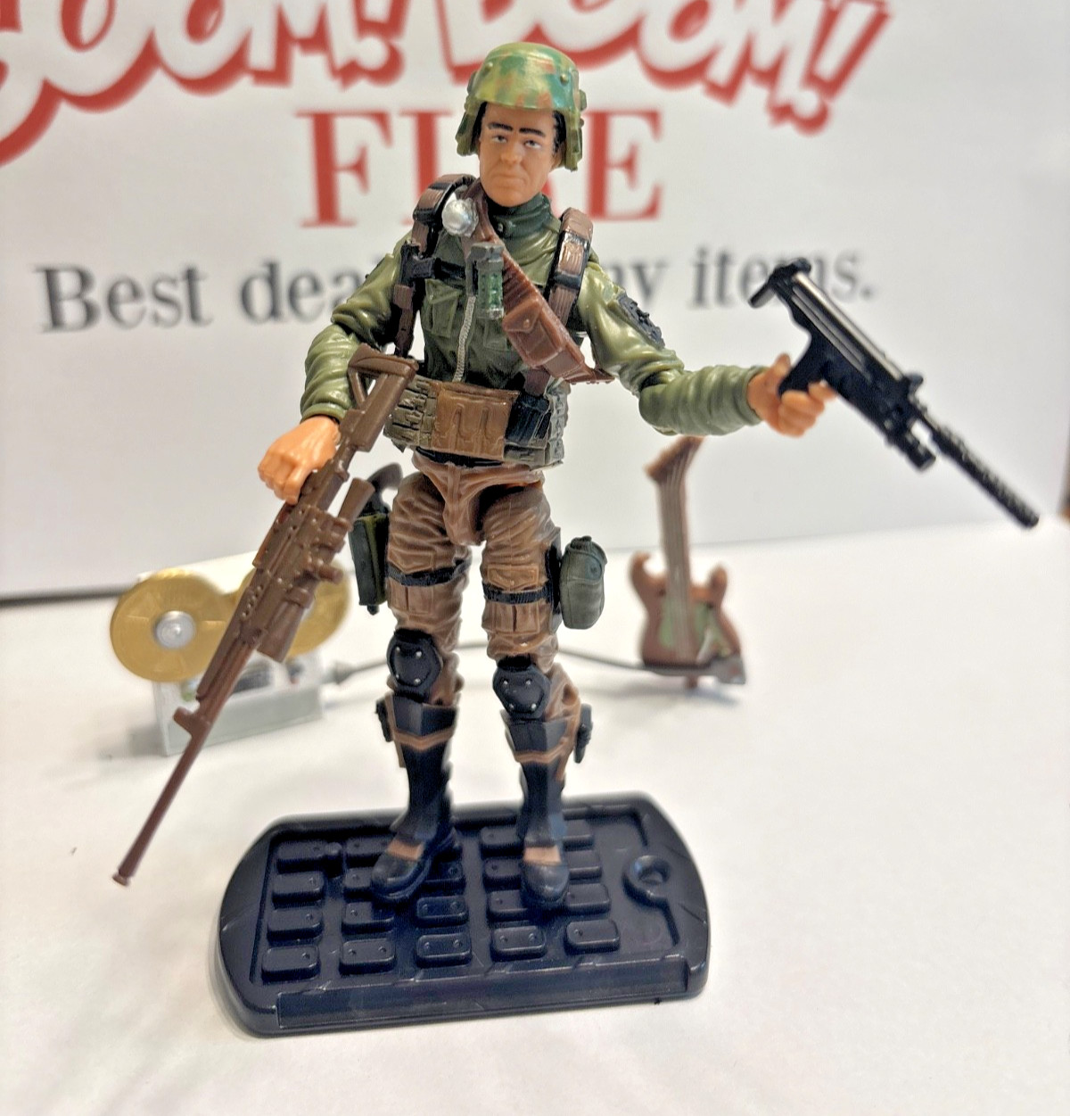 GI Joe custom MTF action figure « AMPED!” Marauder Task Force. Heavy weapon&rsquo;s spc