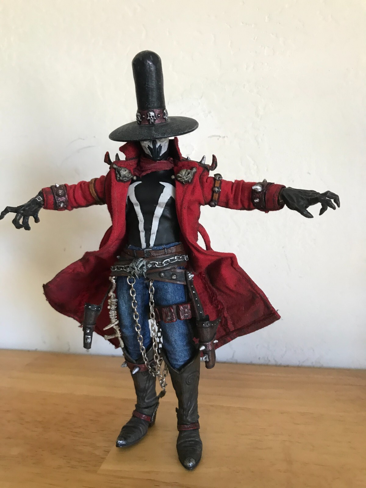 Custom Mezco 1/12 Gunslinger Spawn, i119 Mcfarlane, Rumble Society