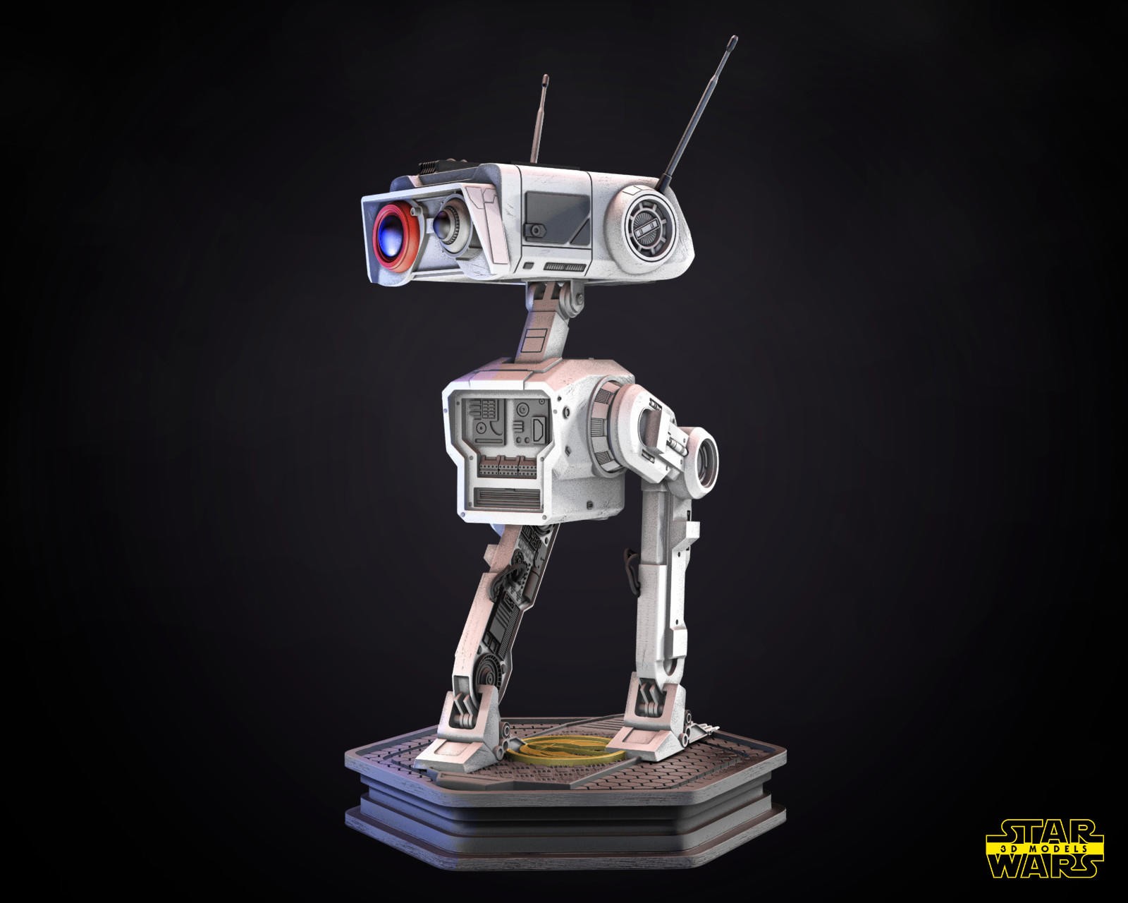 BD‑1 Droid | 1/8 Scale Resin Kit | Star Wars Jedi: Fallen Order (Unpainted)