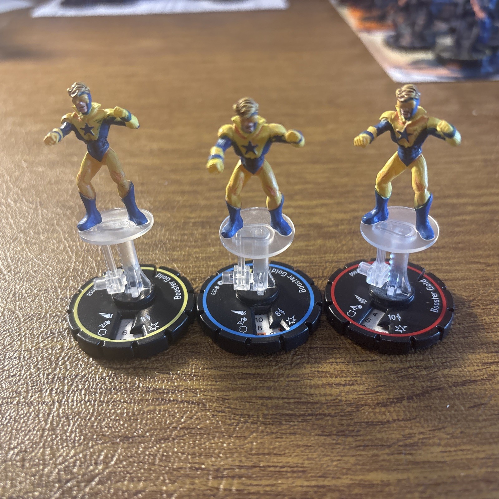 HeroClix Set #58, 59 & 60 Booster Gold DC