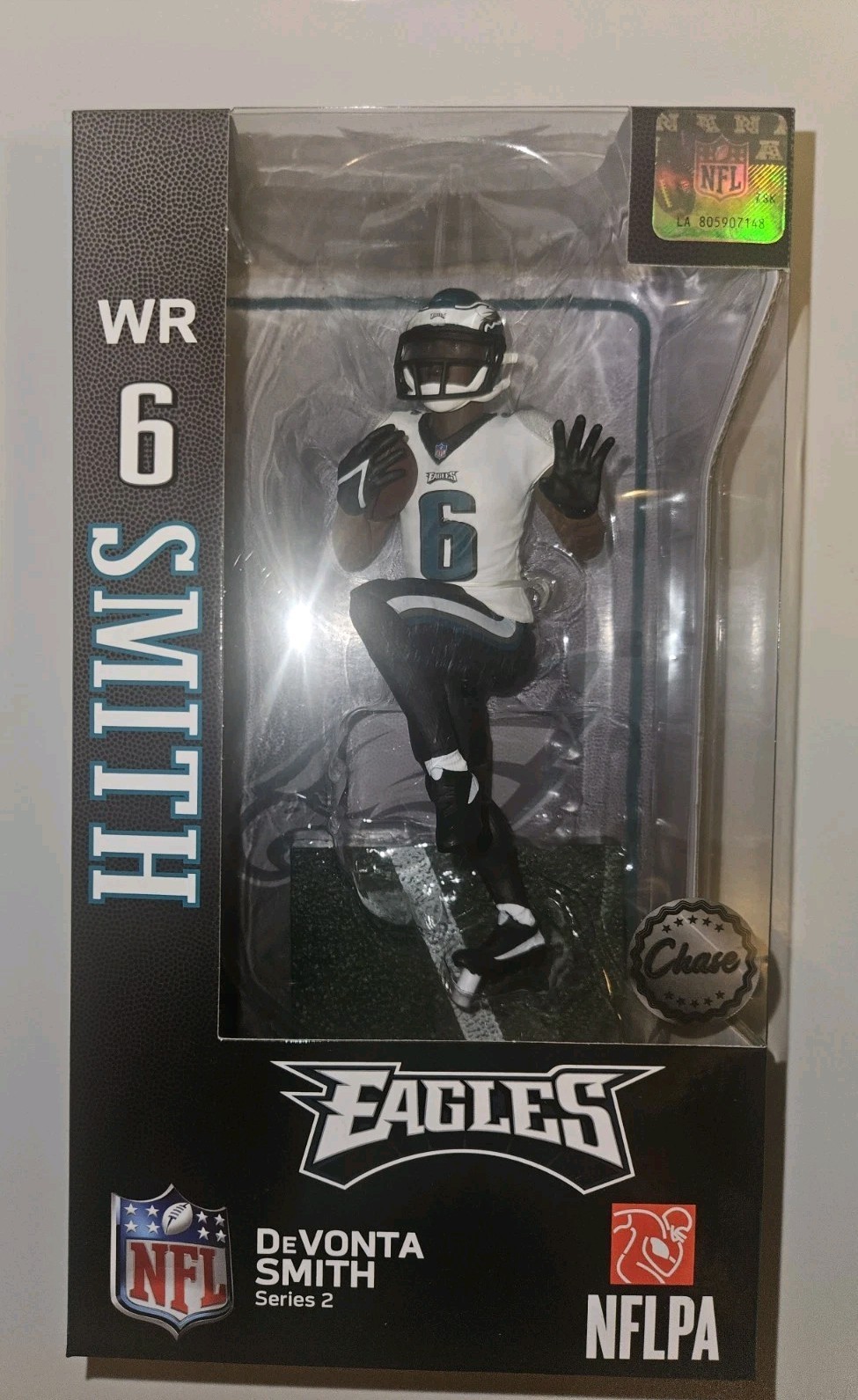 Imports Dragon NFL DeVonta Smith Philadelphia Eagles White Jersey Chase Variant