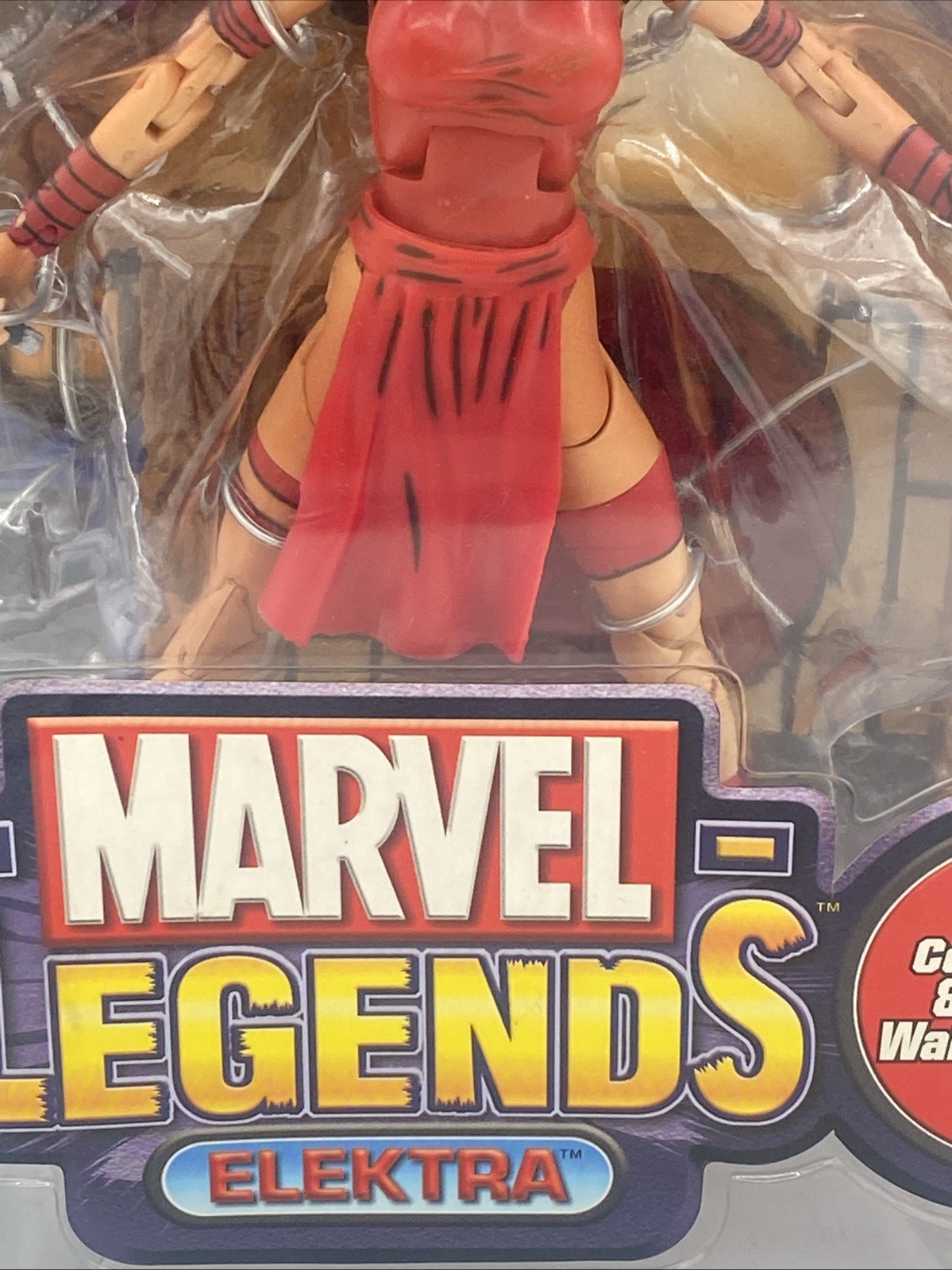 Marvel Legends ELEKTRA Action Figure & Comic Book Series 4 ToyBiz 2003 New Vtg
