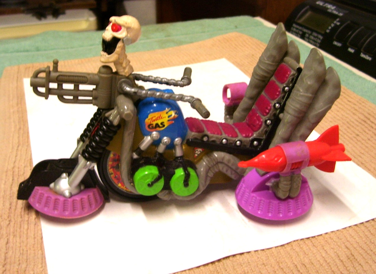 Teenage Mutant Ninja Turtles 1990 Psycho Cycle Motorcycle TMNT playmate toys