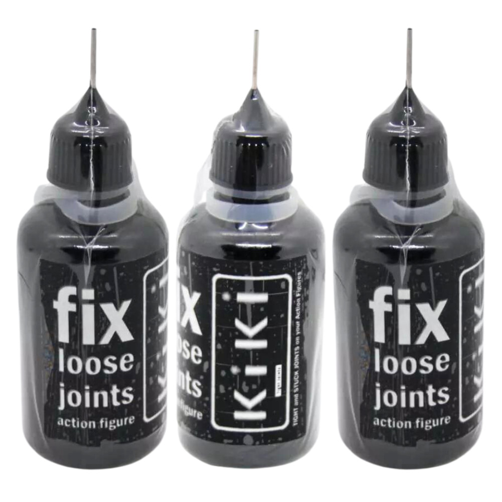 Kiki Fix Loose Joints Action Figures 30 ml x 3 Bottles