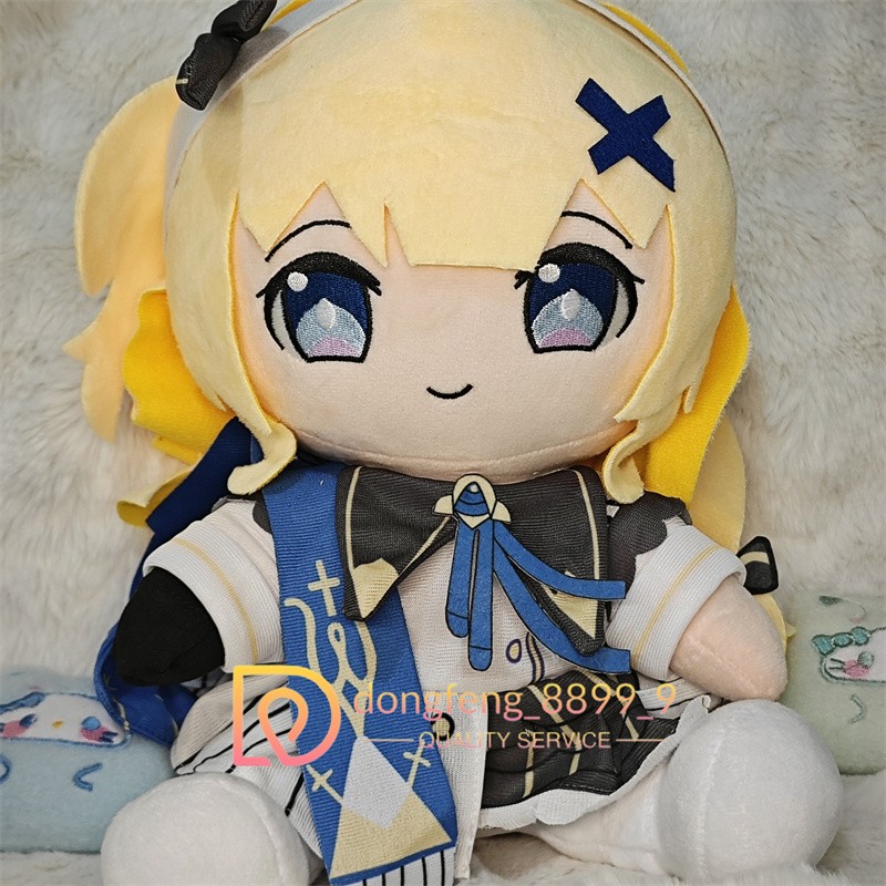Wuthering Waves Phoebe 30cm Sitting Plush Stuffed Doll Toys Dress Up Xmas Gifts