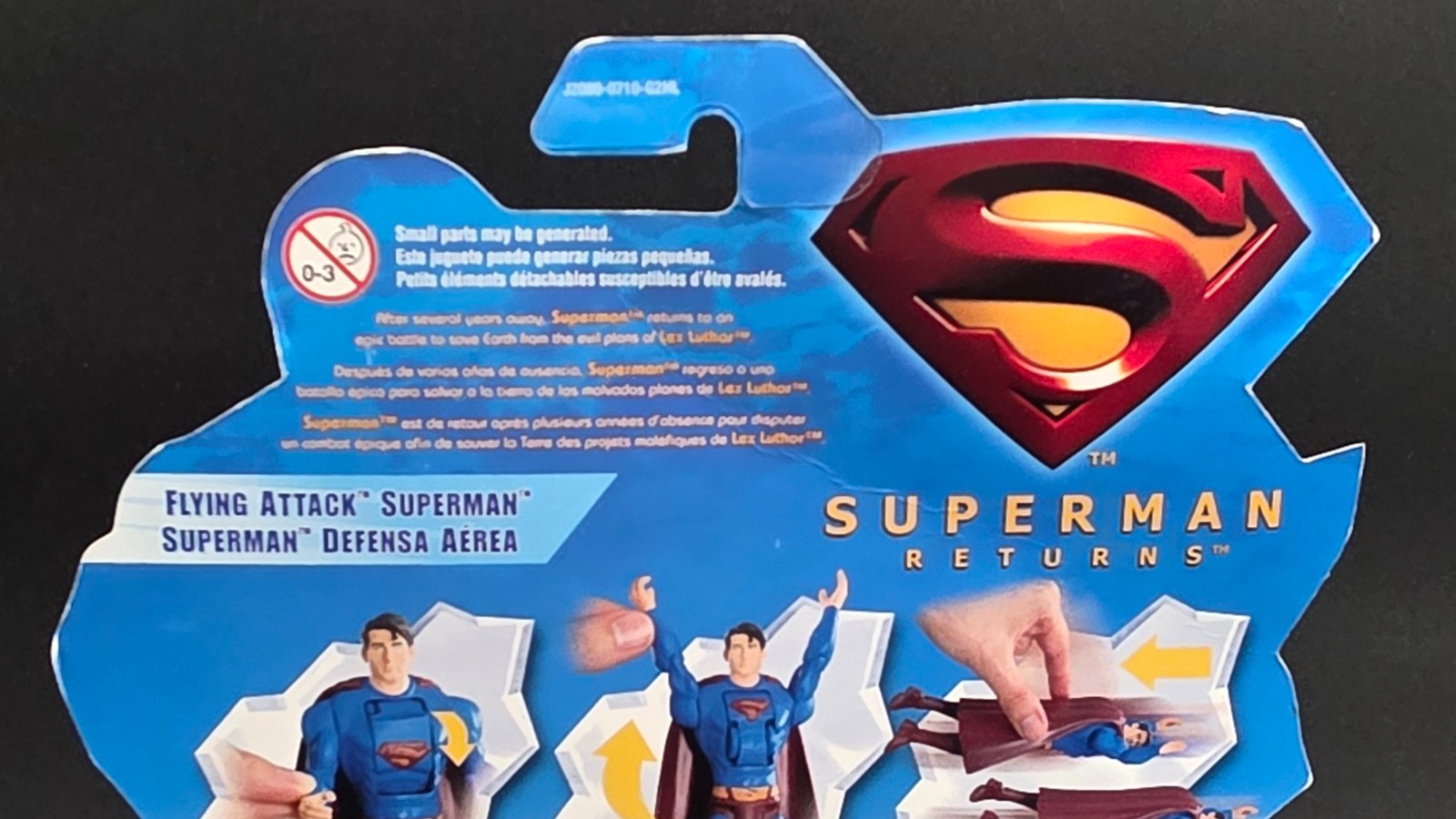🔥BRANDON ROUTH SIGNED Superman Returns Flying Attack Figure JSA Witnessed🔥