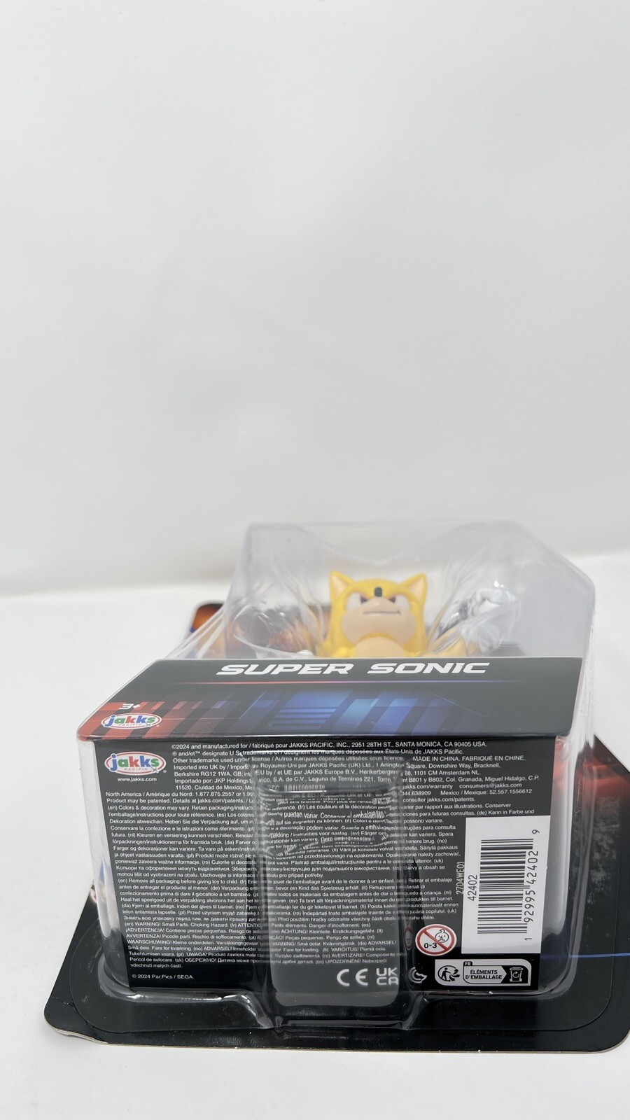 SUPER SONIC 5&Prime; Figure Jakks Pacific Wave 2 of Sonic Hedgehog 3 Movie NEW RELEASE