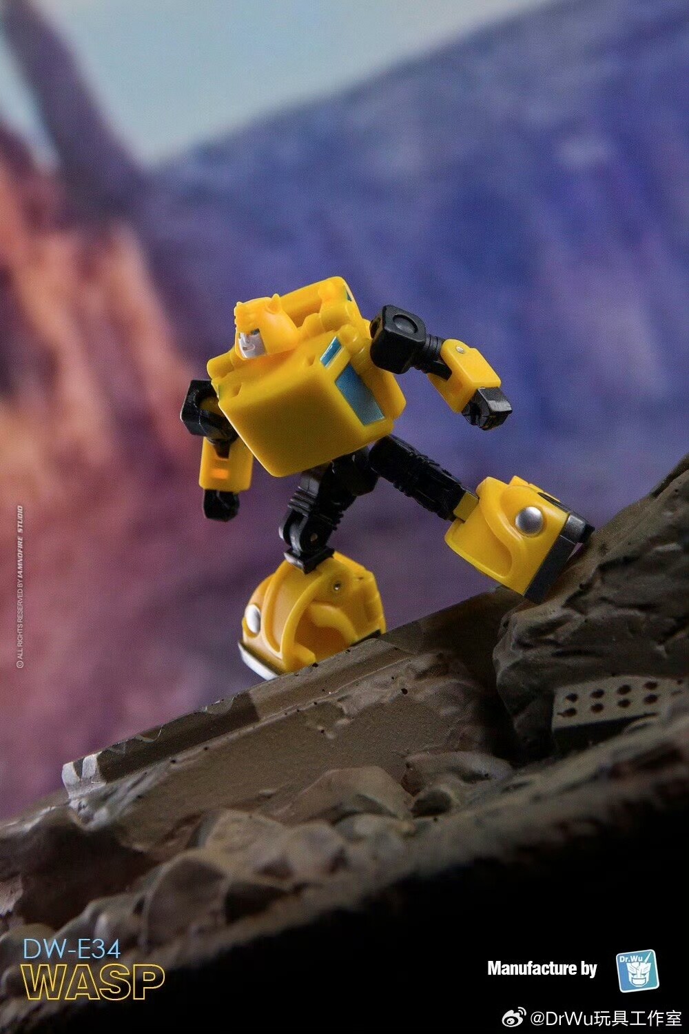 DR.WU DW-E35 Wingman DW-E34 Wasp E34G GOLDEN BEETLE MINI Robot 4.5-6 cm Figure
