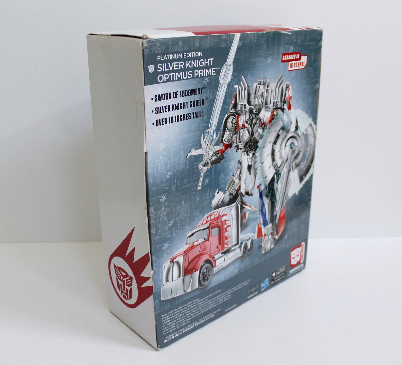 Transformers Platinum Edition Silver Knight Optimum Prime NEW