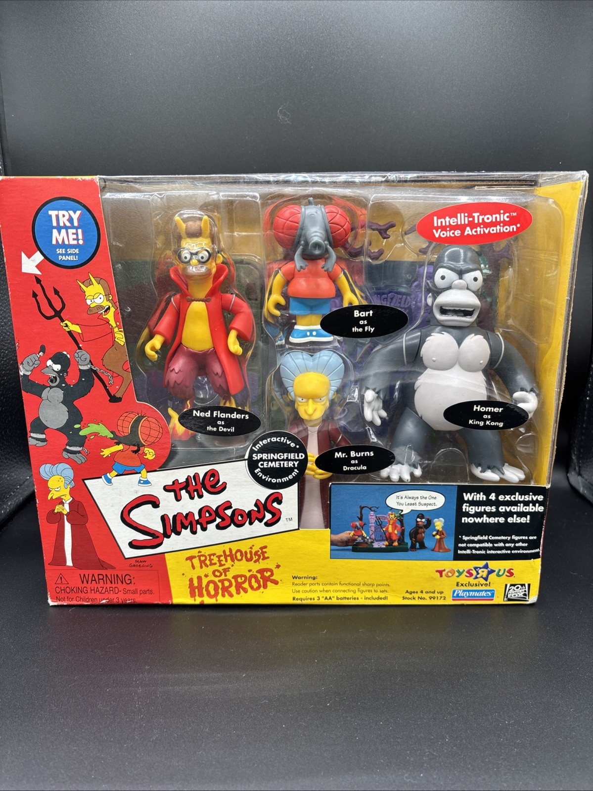 The Simpsons Treehouse of Horror Springfield Cemetery Toys R US Exclusive Sealed