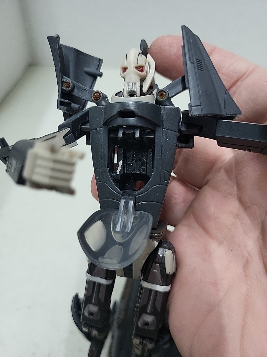 Hasbro Star Wars Transformers Crossovers General Grievous Starfighter InComplete