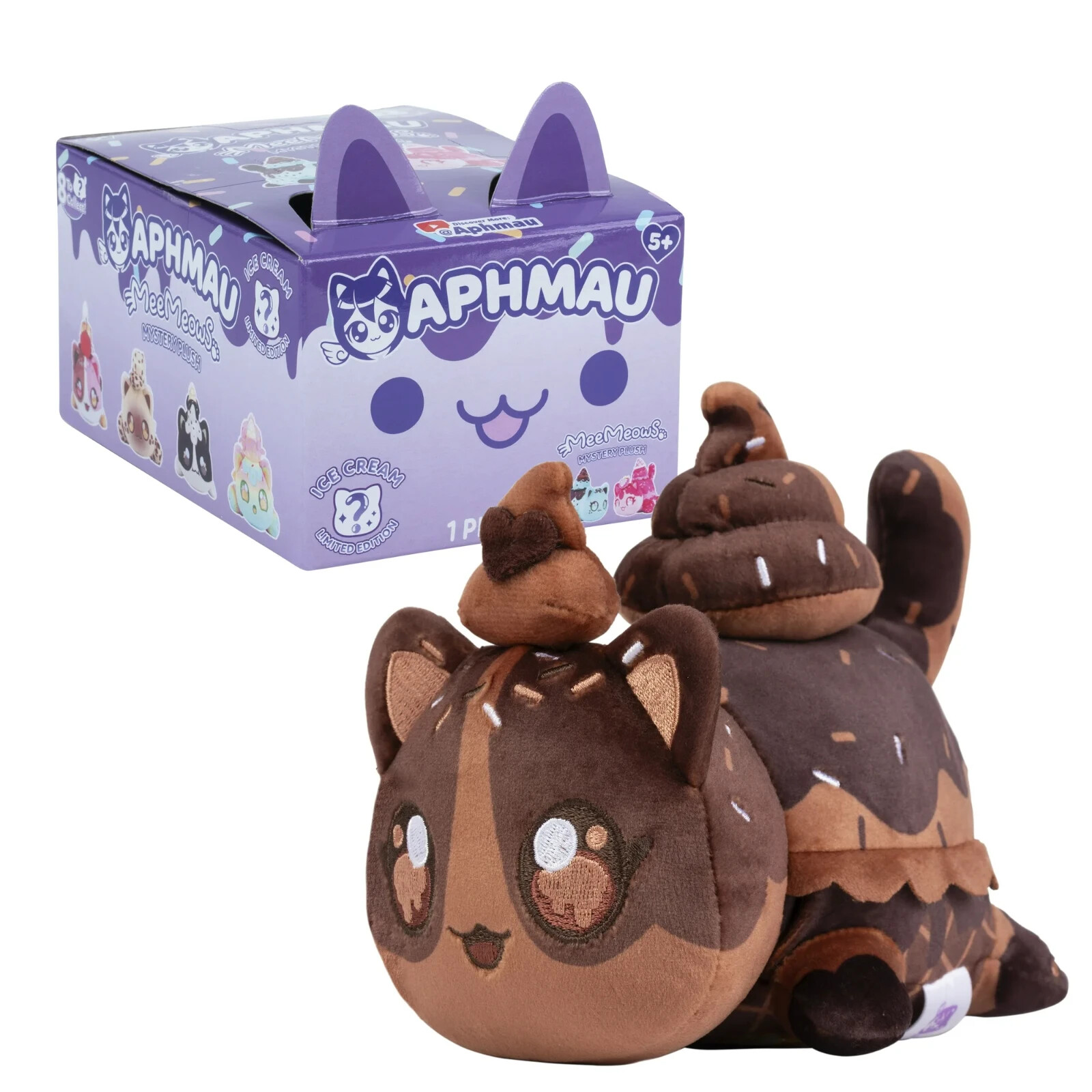 Aphmau MeeMeows Mystery Cat Plush NEW LTD ED **6&Prime; ICE CREAM TREATS** You Choose