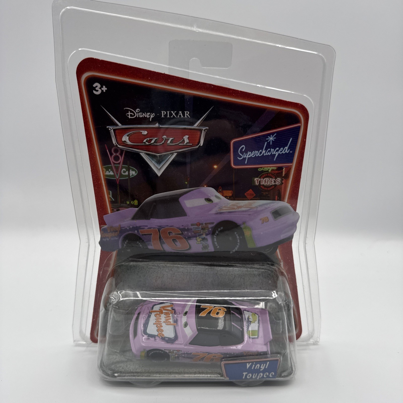 *Custom* Disney Pixar Cars – Vinyl Toupee Supercharged 76 Diecast Metal