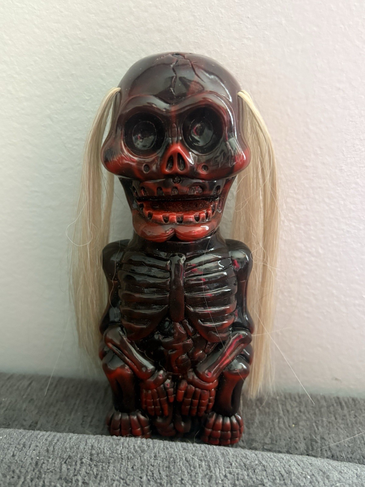 Fun Corner Red Skeleton Sofubi Soft Vinyl Toy Dcon 2025