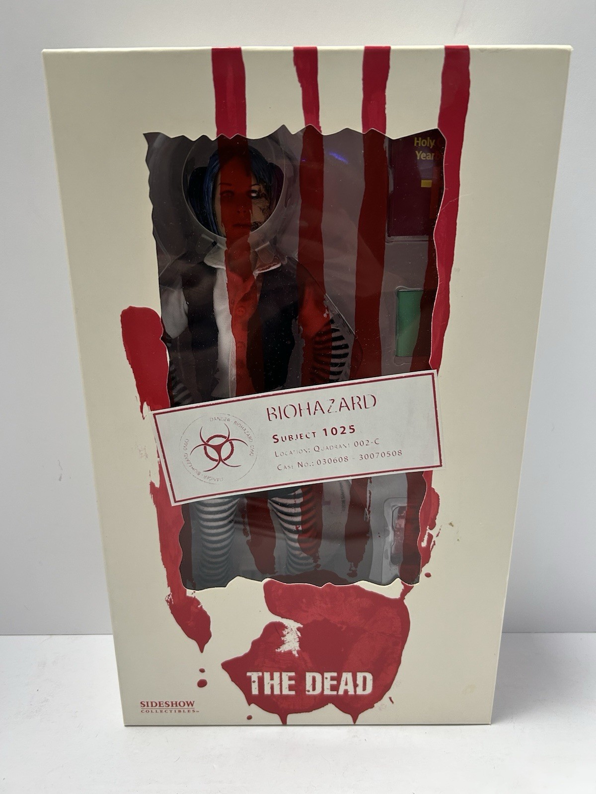 Sideshow Exclusive BIOHAZARD Subject 1025 THE DEAD 12&Prime; Babysitter Blue Version